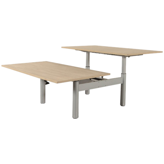 Gispen Tm Bench Werkplek Handslinger, Bladen Naar Keuze, 2 X 160 X 80 Cm 1