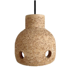 Vintage Hanglamp Keramiek Jaren 70 Betonlook thumbnail 1