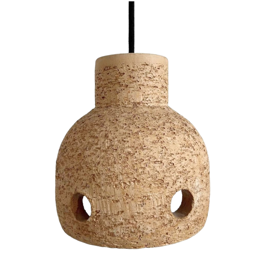 Vintage Hanglamp Keramiek Jaren 70 Betonlook 1