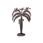 Mid-Century Wrought Metal Palm Tree / Standbeeld / Beeld By Atelier Marolles thumbnail 1