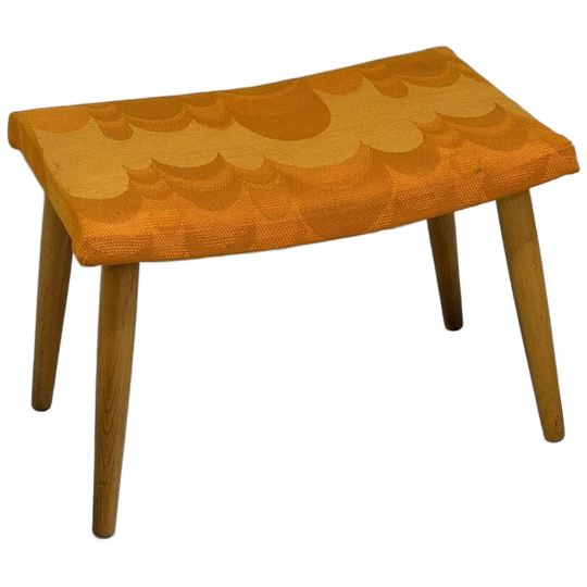 Retro Voetenbankje Vintage Footstool Sixties 1