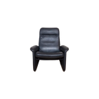 De Sede Ds50/Ds55 Fauteuil - Zwart - Neckleder - Design thumbnail 1