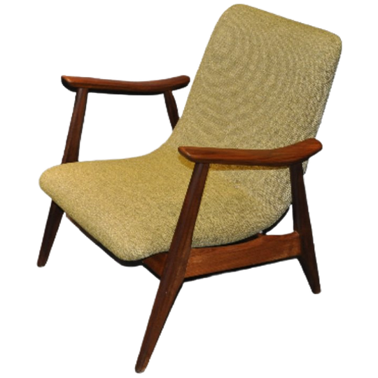 Teak Dames Fauteuil Louis Van Teeffelen 1