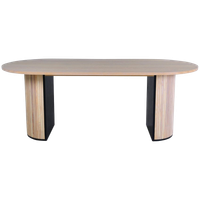 Pokka Eetkamertafel - 200 X 90 Cm - Licht Eiken