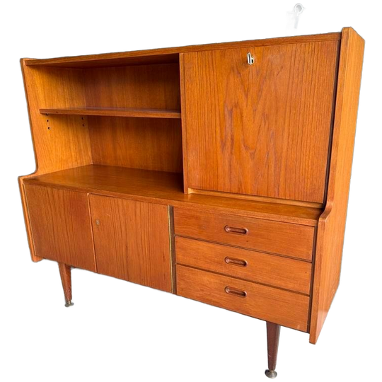 Vintage Teak Highboard / Buffetkast - Jaren '60 1