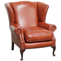 Elegante, Gladde En Comfortabele Engelse Chesterfield Oorfauteuil Van Rundleer