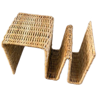 Rotan Lectuurbak - Bijzettafel - Krantenbak - Salontafel