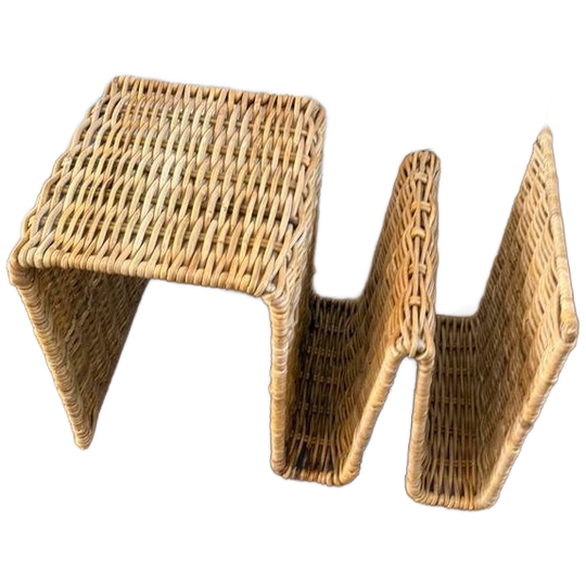 Rotan Lectuurbak - Bijzettafel - Krantenbak - Salontafel 1