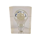 Vintage Lucite Gloeilamp Pierre Giraudon Ampoule Popart Art thumbnail 1