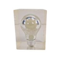 Vintage Lucite Gloeilamp Pierre Giraudon Ampoule Popart Art