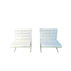 Barcelona Chairs White Set Van 2 thumbnail 1