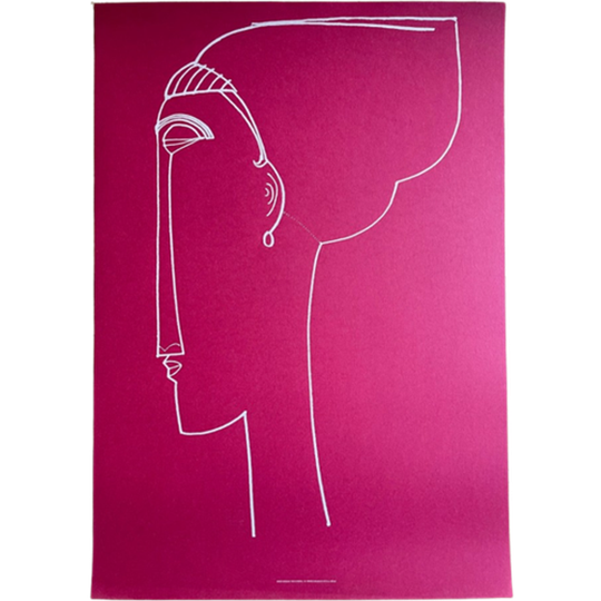 Amedeo Modigliani (1884-1920), Testa Di Profilo, 1911, Printed In Belgium 1
