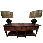 Antieke Klassieke Engelse Sidetable, Haltafel, Wandconsole thumbnail 1