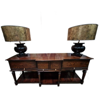Antieke Klassieke Engelse Sidetable, Haltafel, Wandconsole
