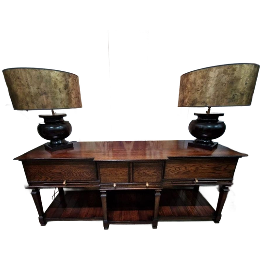Antieke Klassieke Engelse Sidetable, Haltafel, Wandconsole 1