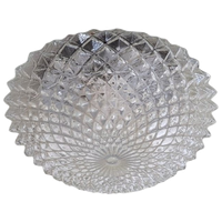 Plafondlamp Jaren 60 – Ruit/waaier - (kh33)