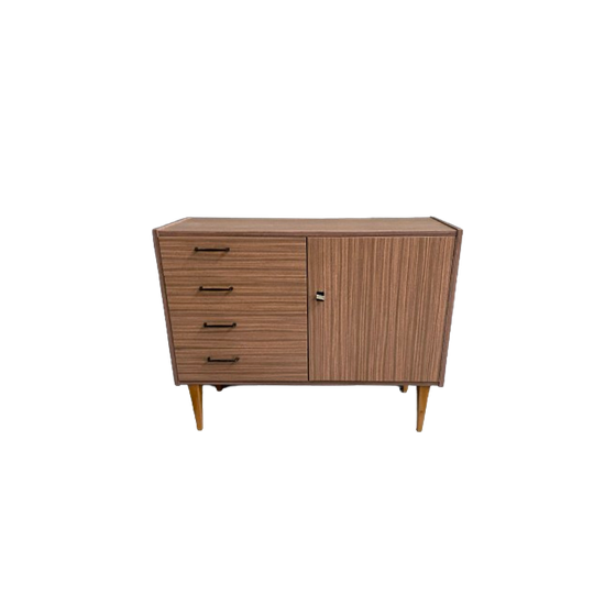 1970s Brown Sideboard Cabinet 1