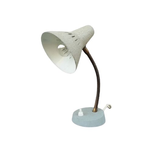 Vintage Bureaulampje Grijs