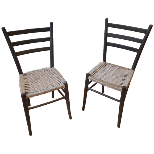 Pair Of Italian Bistro Chairs 1