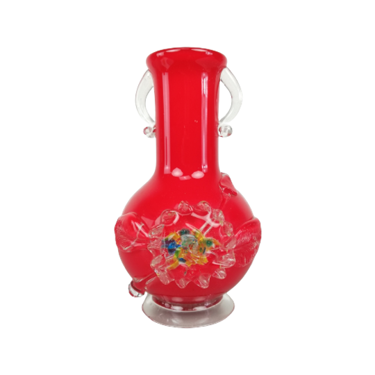 Rood Murano Glazen Vaasje 1