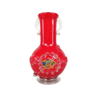 Rood Murano Glazen Vaasje