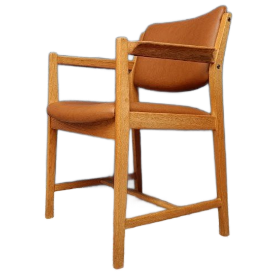 Vintage Fauteuil Bureaustoel, Jaren '60, Zweeds Design 1