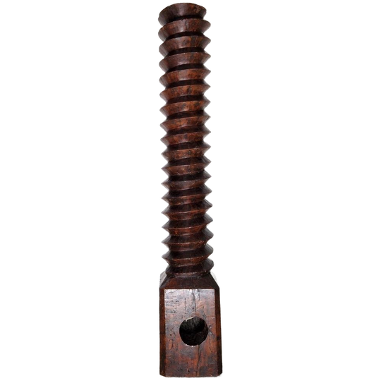 Sculptuur Object Antieke Wijnpers, Frankrijk 19e Eeuw 1