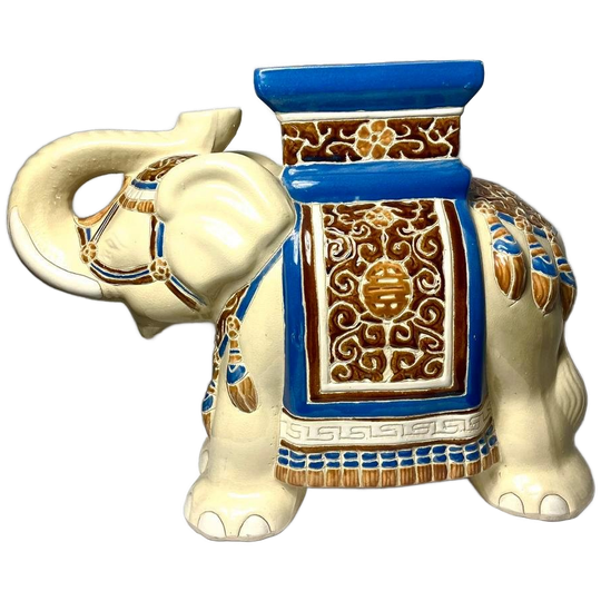 Olifant Aardewerk Bijzet/ Plantentafel 1