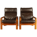 Vintage Deense Fauteuils – L. Olsen & Son – Teakhout – Jaren 60 thumbnail 1