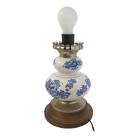 Olielamp Op Elektra Met Blauw Buikje