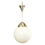 Art-Deco Opaline Hanglamp thumbnail 1