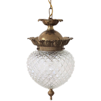 Vintage Ananas Hanglamp – Hollywood Regency -(kl17)