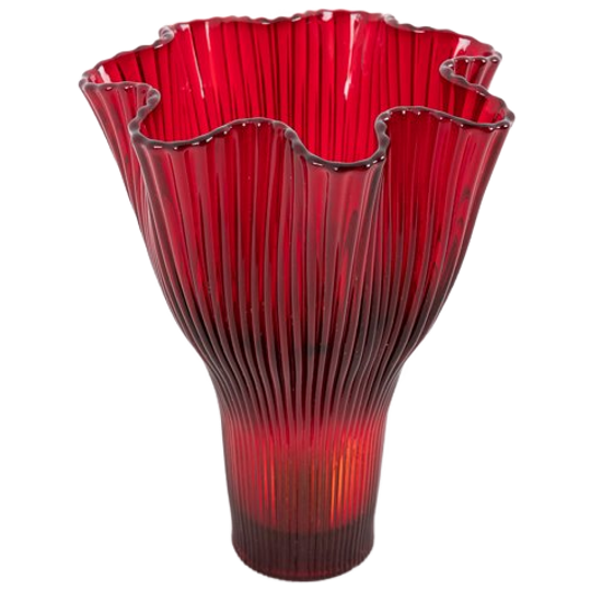 Art Glass Vase By Monica Bratt For Reijmyre, Sweden 1950’s 1