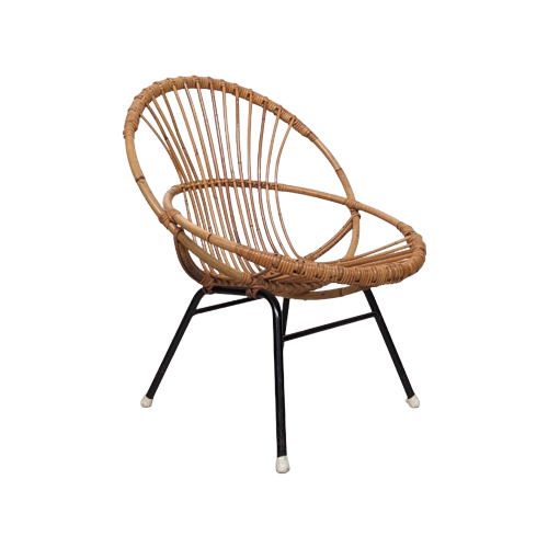 Nc38 – Rohé Rotan Fauteuil – Jaren 60 – Model 149