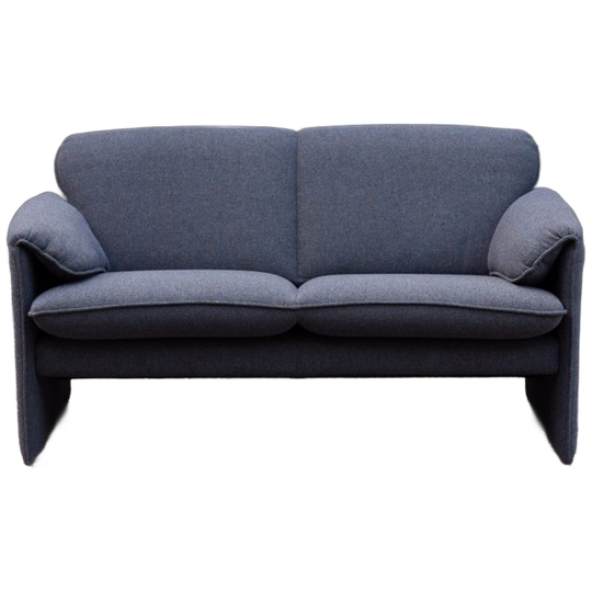 Leolux Bora Bora | 2-zits Wollen Design Bank | Blauw 2x65 1