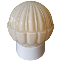 Art Deco Thabur Plafondlamp In Creme Kleur