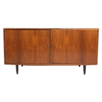 Vintage Deens Dressoir Palissander Hout Kast thumbnail 1