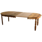 Vintage Eettafel | Tafel | Verlengbaar | Brutalist | Kjaernulf (2) thumbnail 1