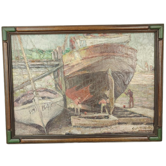 Gustave De Keukelaere - Maritiem Schilderij 1