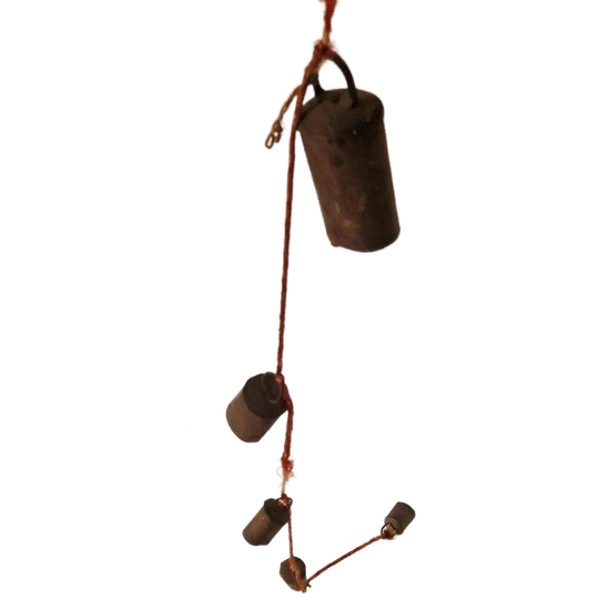 Slinger Met Antieke Bellen Koebel Bel Klok 1
