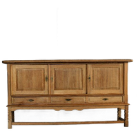Brutalist Dressoir | Eiken | Sideboard | Jaren 60 | Deens (2)