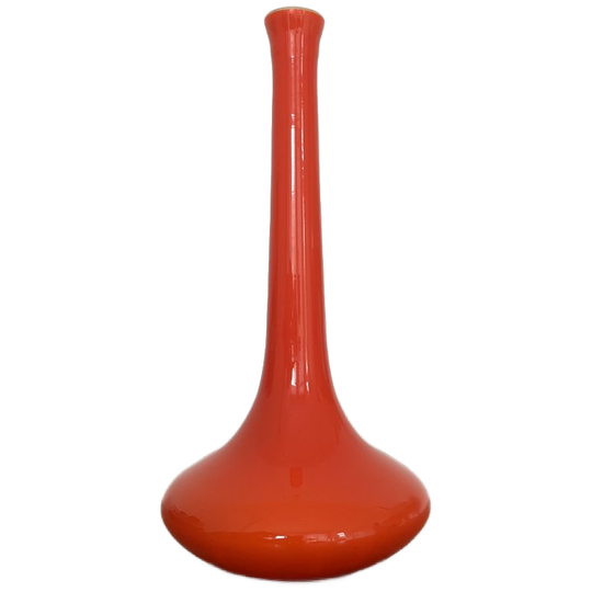 Oranje Opaal Vaas, Italië 1970 1