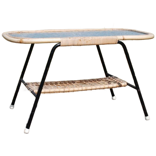 Vintage Rotan Tafeltje 1