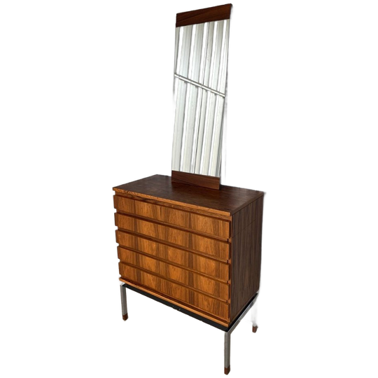 Vintage Ladenkast Commode Incl. Spiegel 1