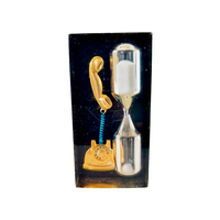 Sixties Vintage Kunsthars Zandloper