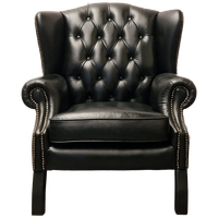 Chesterfield Lord Fauteuil – Zwart Leer