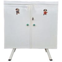 Vintage Kledingkast, Kastje Voor De Kinderkamer, Retro Kast