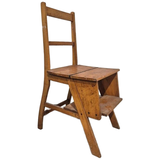 Jaren 30 Bibliotheek Stoel Trap 1