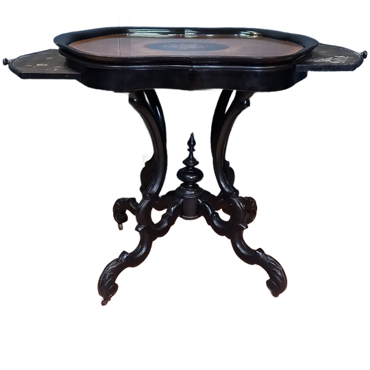 Antieke Wijntafel, Hollands Willem Iii In Horrix Stijl 1