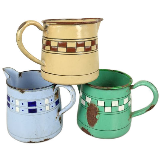 3 Emaille Kannetjes 1